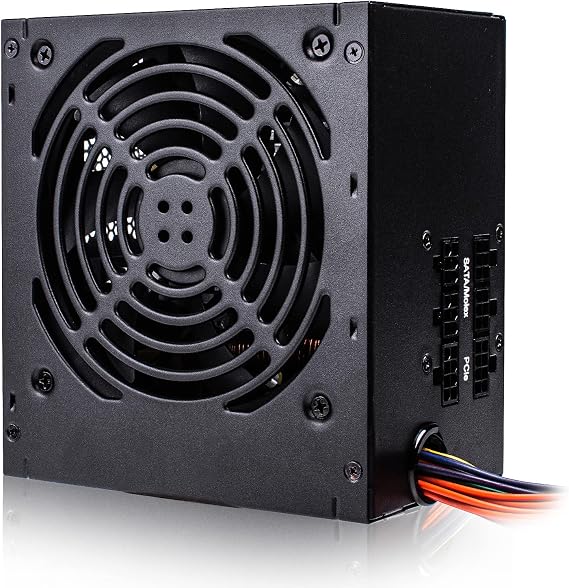 G.Skill MB650B PC PSU 80 Plus Bronze Semi Modular ATX Power Supply 650 Watt, 120mm Quiet Cooling Fan,