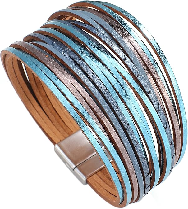hotoo Leather Wrap Bracelet for Women
