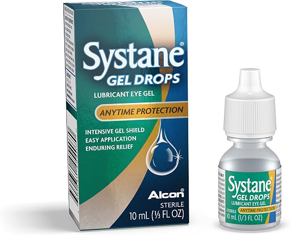 Systane Gel Drops Lubricant Eye Gel, Anytime Protection, 0.33 Fluid Ounce