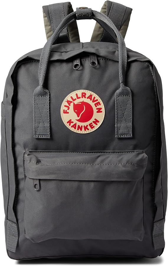 Fjallraven Kanken Laptop 15 Backpack - Padded Laptop Sleeve, Durable Vinylon Fabric - School, Travel, Super Grey