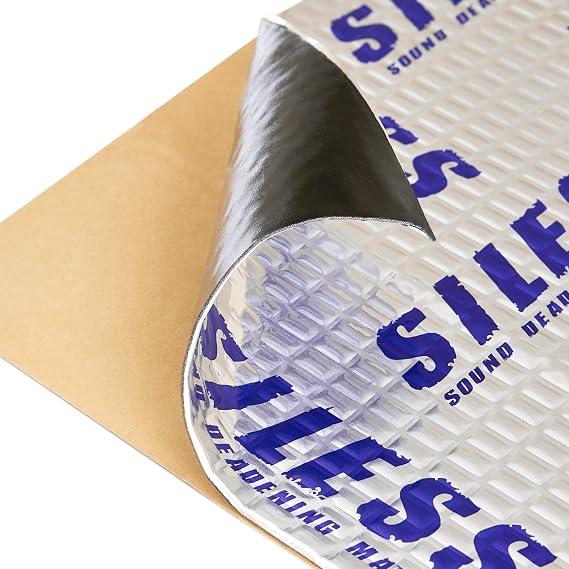 Sound deadening Matte 50 Mil – Sound Deadener Matte – Auto Sound Dämpfung Material – Sound Dämpfer – Sound deadening Material Sound Isolation – Auto Sound deadening Bulk Kit Trunk Kapuze Fußmatten