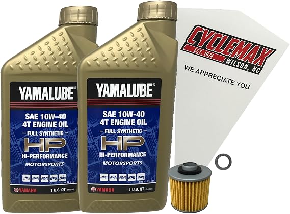 Cyclemax Full Syn Oil Change Kit for 2006-2023 Yamaha Raptor 700