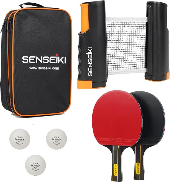 Ping Pong Paddles - High-Performance Set with Premium Table Tennis Rackets, 3-Star Ping Pong Balls, Compact Storage Case | Table Tennis Set