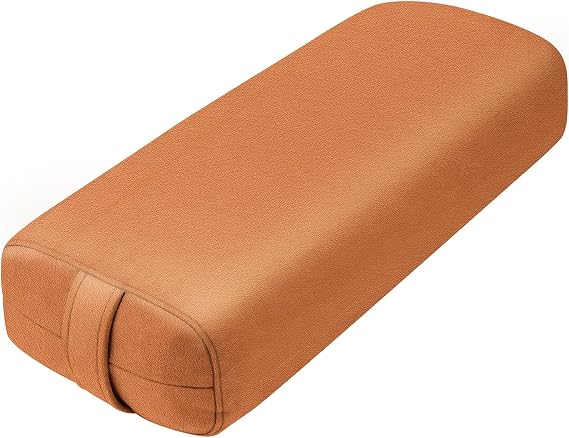 Crushed Sponge Yoga Bolster Pillow for Yin Yoga & Meditation