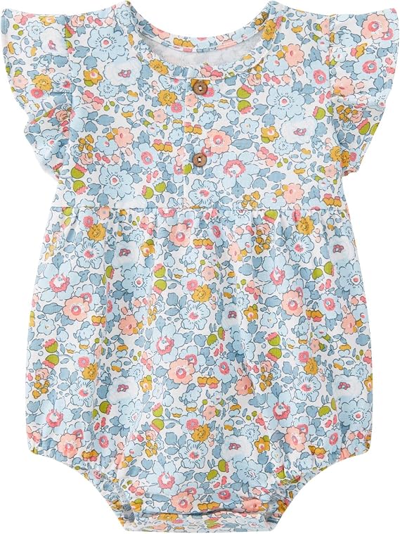 pureborn Baby Girls Boys Bodysuit One-Piece Romper 0-24 Months