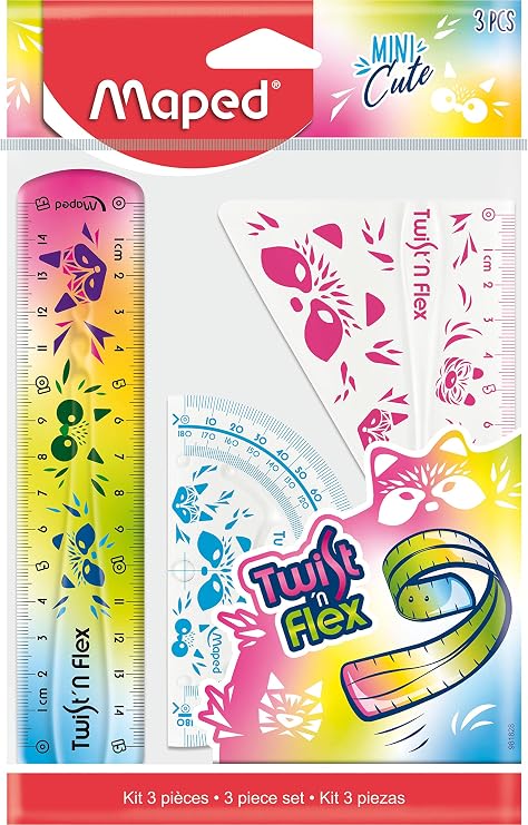 Maped - Çizim Seti TWIST'nFLEX MINI CUTE- 3 Parçalı - Orijinal! 981828