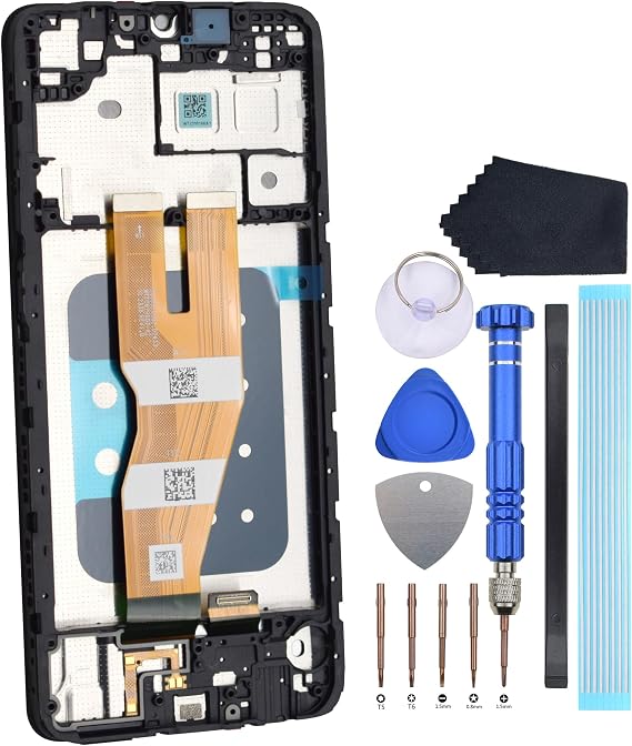 Digitizer with Display Screen Assmely with Frame Replacement for Samsung Galaxy A05