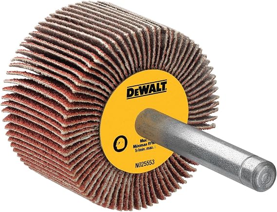 DEWALT DAFE1H0610 3-Inch by 1-Inch by 1/4-Inch HP 60g Flap Wheel