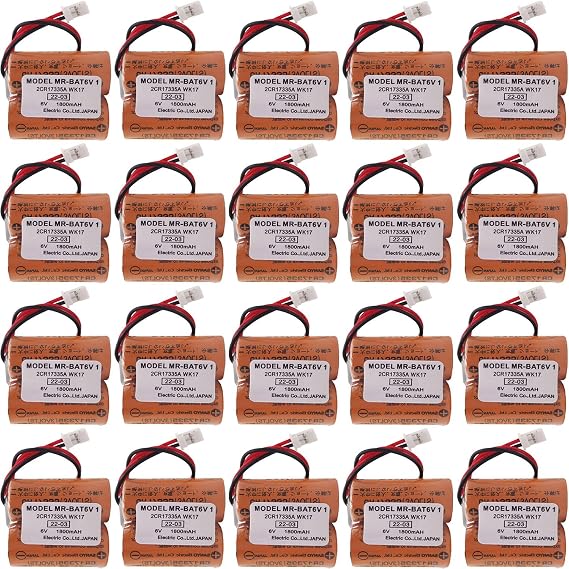 (20 Counts 2CR17335A WK17 6V 1800mAh Lithium Battery Compatible for MR-BAT6V1 2CR17335A WK17 (CR17335)