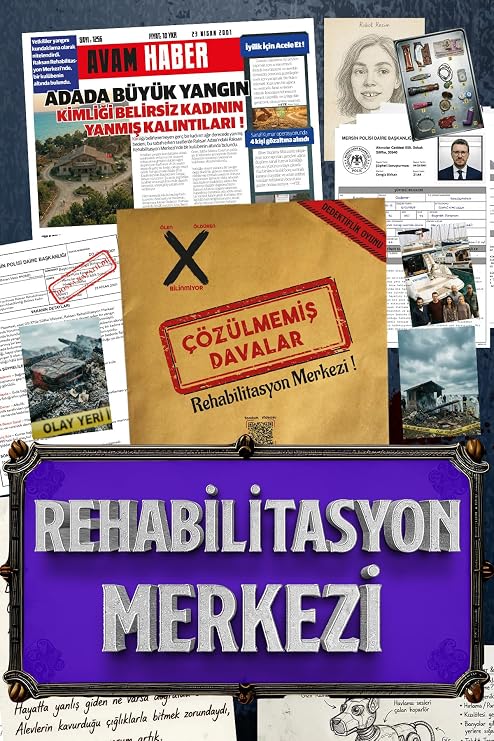 Çözülmemiş Davalar Dedektiflik Suç Çözümleme Oyunu Rehabilitasyon Merkezi Dosyası - Gizem Bulmaca Cinayet Çözme Kutu Oyunları - Katil Bulma Dedektif Oyunu - Cinayeti Çözebilir Misin? (Dava-9)
