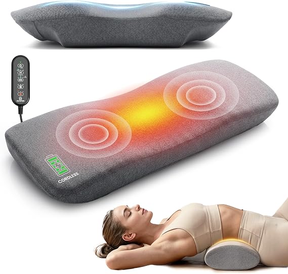 COMFIER 2026 Upgraded 3-in-1 Triple Fusion Back Massager with Heat
