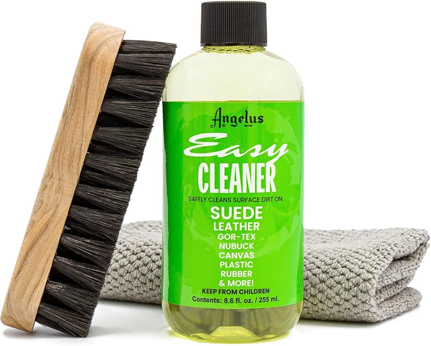 Angelus Easy Cleaner, Premium Shoe Cleaner, Safe For Sneakers, Leather, Suede, Canvas, and More Foaming Cleaning Liquid