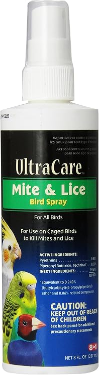 8 In 1 UltraCare Mite and Lice Spray, 8-Ounce pump