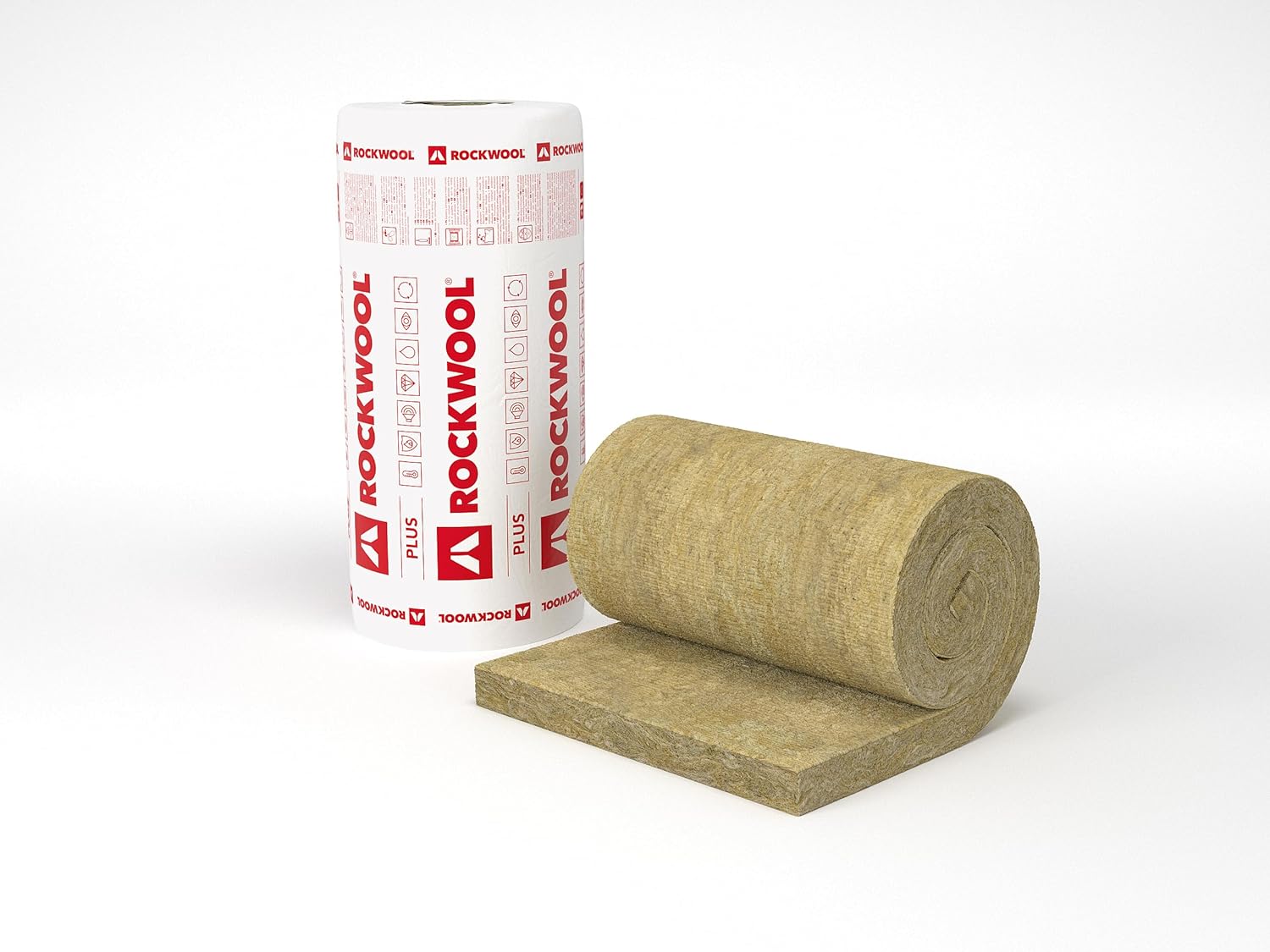 Rockwool Toprock Plus Rock Wool Divider Roof Insulation λ-0.039 - 100 mm - 200 mm Non-flammable (150 mm - 300 cm x 100 cm)