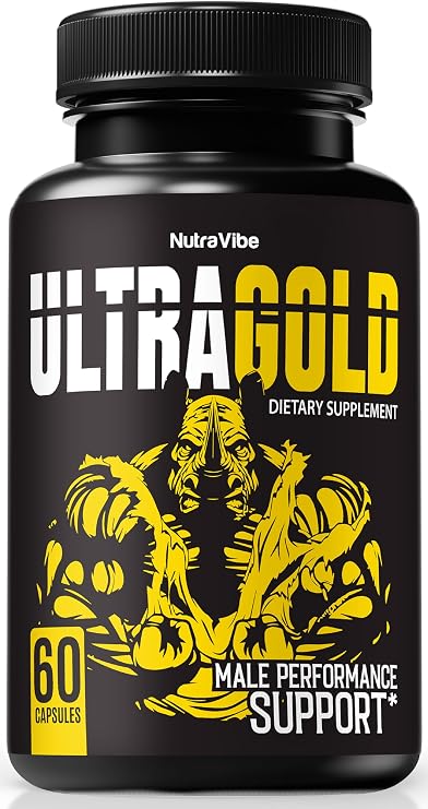 Ultra Gold Pills for Men, Official UltraGold Male Capsules, Premium All-Natural Formula to Support Performance, Energy, and Overall Well-Being, Easy-To-Swallow Pastillas Review (60 Capsules)