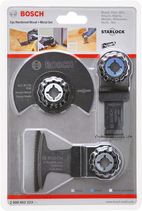 Bosch Professional 3 Adet Starlock Daldırmalı Kesim Segment Testere Bıçağı Seti