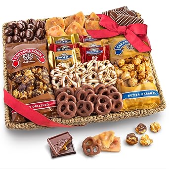 A Gift Inside Chocolate, Caramel and Crunch Grand Gift Basket