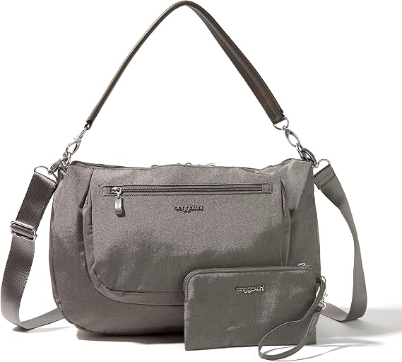 Baggallini Women's Modern Everywhere Half Moon Messenger