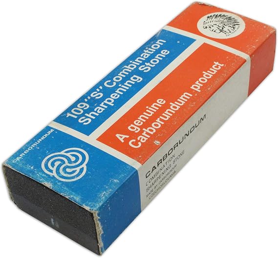 Jewellers Tools Carborundum Combination Sharpening Stone 109 "S" Knife Chisel Blade Sharpener