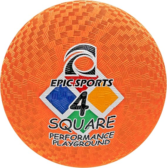 Epic 8.5" Best Value Rubber Playground Balls in 6-Colors