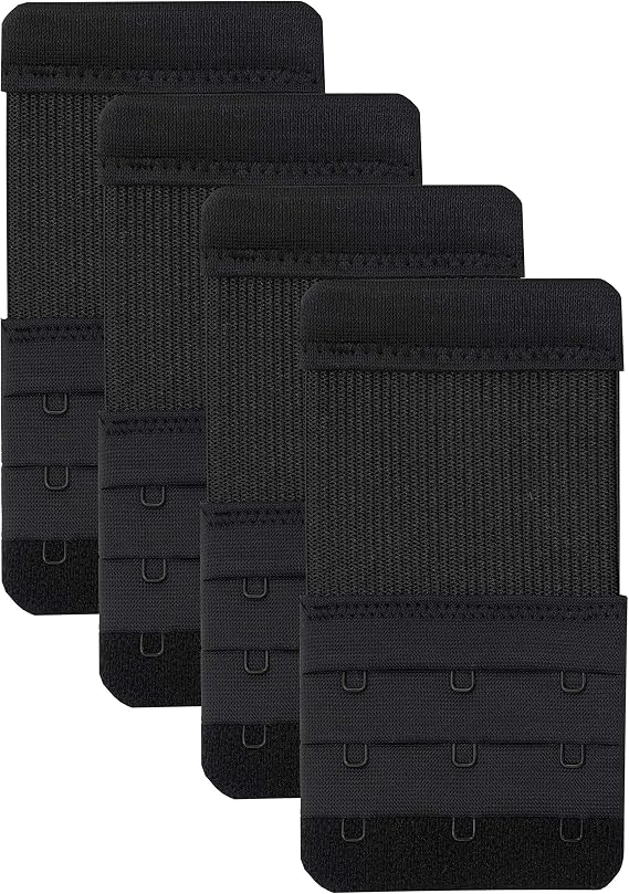 Tamlien Bra Extender 3 Hook,Stretchy Soft Comfortable Bra Strap Extender