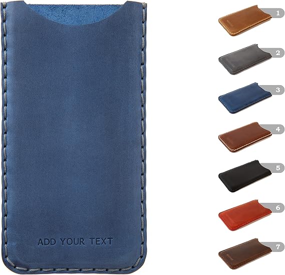 Bovine Leather Case for Blackberry, Personalised Pouch Cover