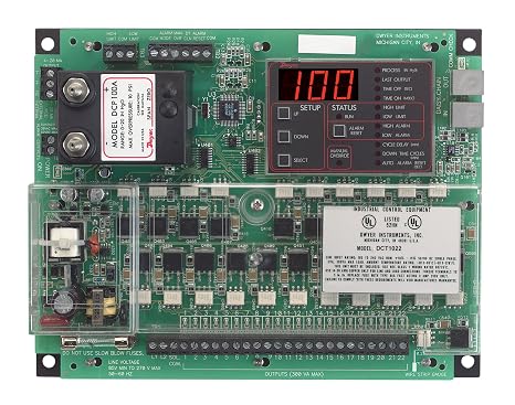 Dwyer Dust Collector Timer Controller, DCT1006, User Friendly, Master Controller, 6 Channels