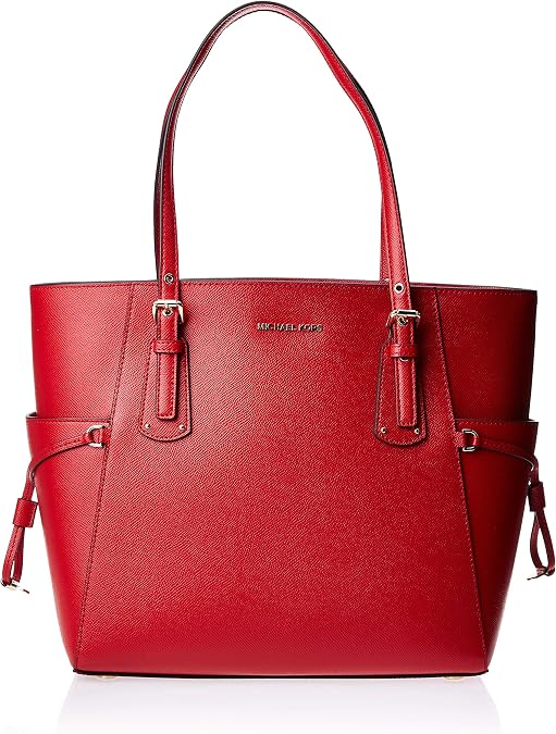 Michael Kors Women's Voyager Crossgrain Leather Tote Tote