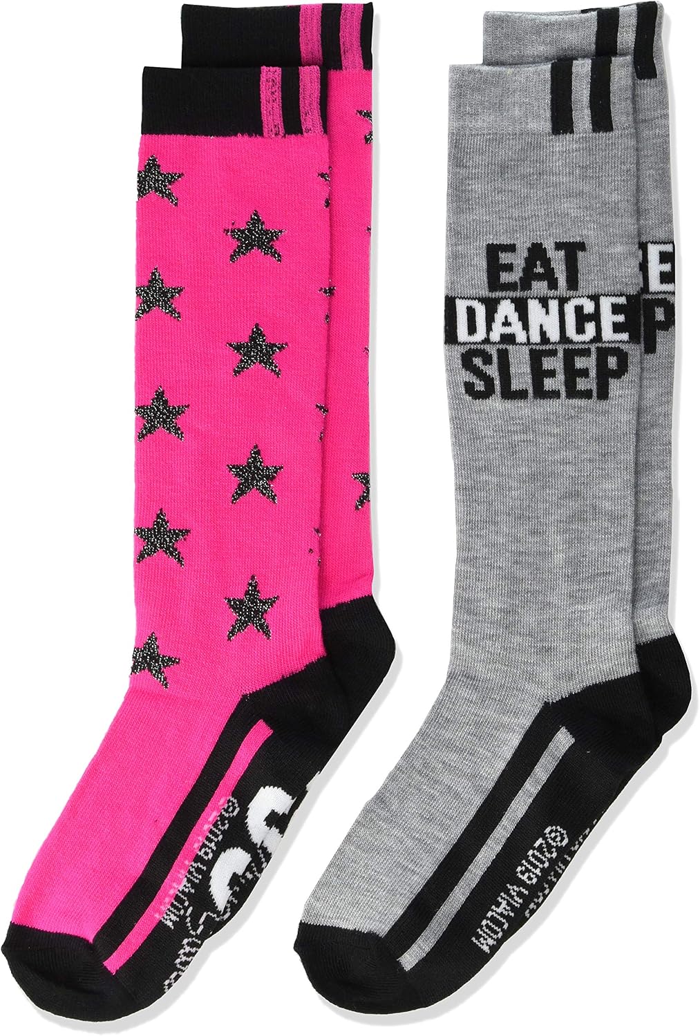 JoJo Siwa Girls 2 Pack Knee High Socks