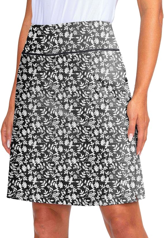 Viodia Women's 20" Knee Length Skorts Skirts UPF50+ Athletic Tennis Golf Skirt for Women Casual Summer Skirts