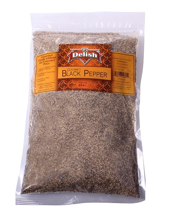 Gourmet Ground Black Pepper by Its Delish (1 lb)