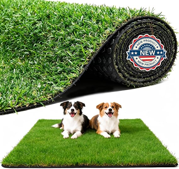 Artificial Grass, Fake Grass for Dogs, 47.3" x31.5 Dog Turf Potty Training Rug, Reusable and Easy to Clean Indoor Outdoor Mat Decoration (47.3x31.5 inches)