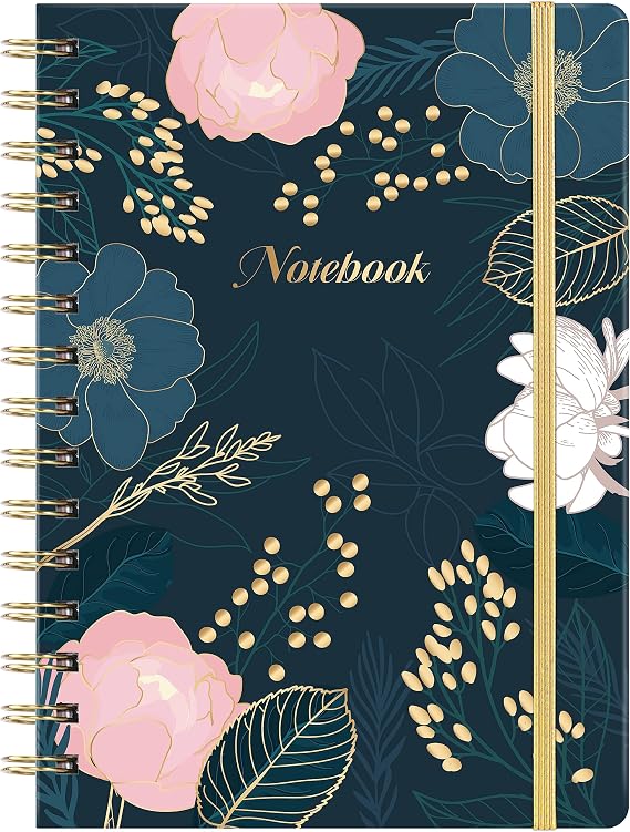 A5 Notebook - Notebook Journal with Hard Cover, 6" X 8.3"