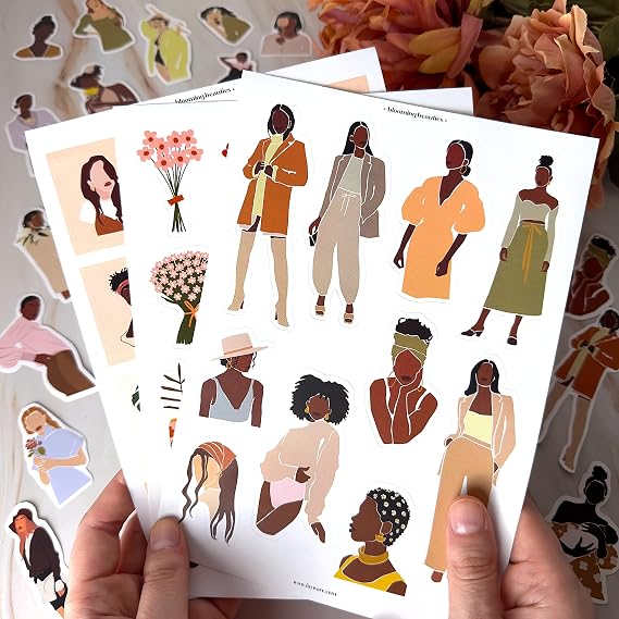 FAYWARE Aesthetic and Vintage Stickers for Journaling and Scrapbooking - 3 Sticker Books with 1185 Stickers. Perfect for Journals, Planners and DIY Crafts