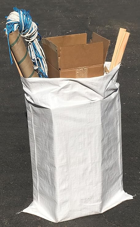 Sandbaggy Large Sandbags - Size: 31" x 45" - Thick Heavy Duty Contractor Bags, Heavy Duty Garbage Bags, Dumpster Bag, Construction Trash Bags, Contractor Bags 6 mil (1)