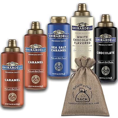 Ghirardelli Sauce Variety 5 Pack by Stuff Your Sack