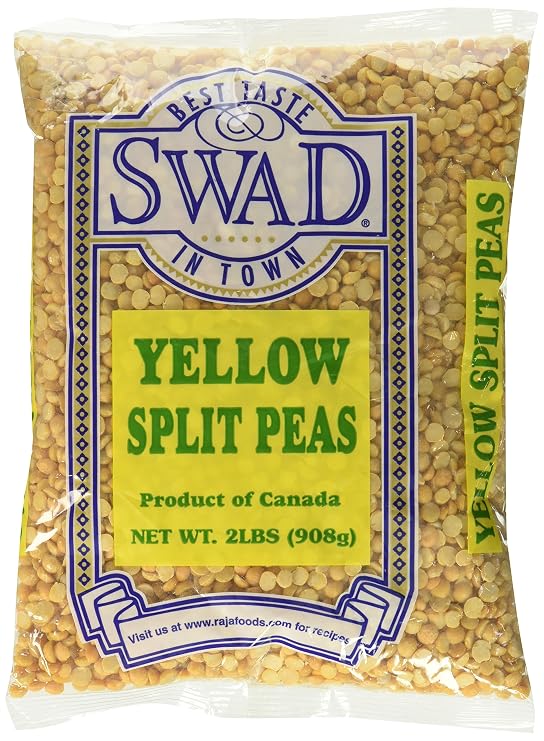 Great Bazaar Swad Split Peas, Yellow, 2 Pound