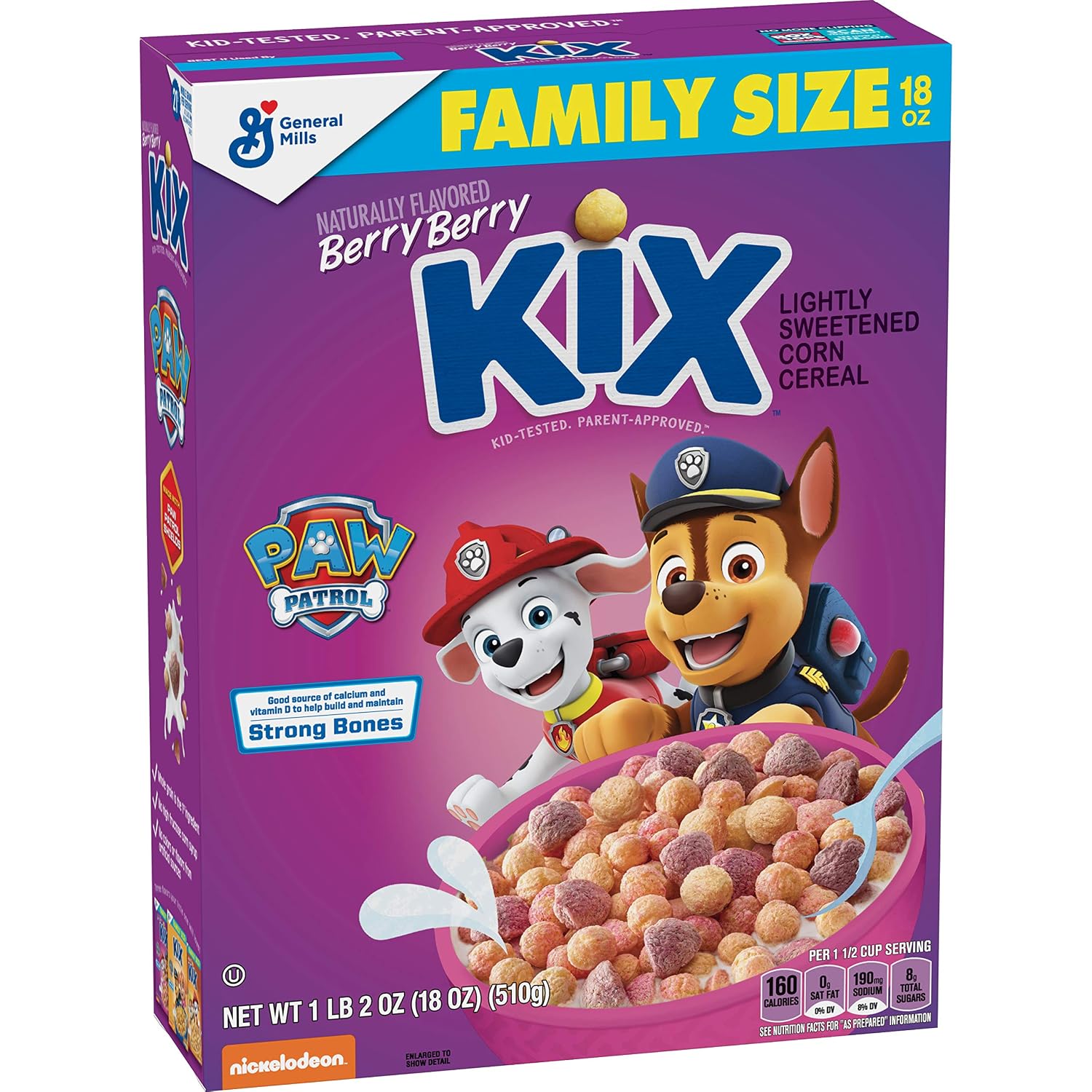 Berry Berry Kix, Whole Grain Breakfast Cereal, 18 oz
