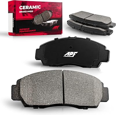 APF All Performance Friction Front Ceramic Carbon Fiber Brake Pads for 2007-2013 Nissan Altima | OEM Fitment | Low Noise | Dust Free | 10YR WTY | 4 Front Brake Pads
