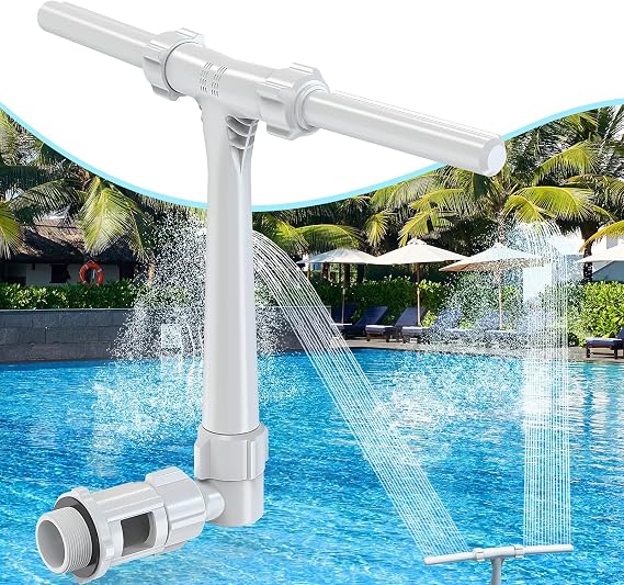 Adjustable Dual Spray Pool Fountain for Above Ground & Inground Pools