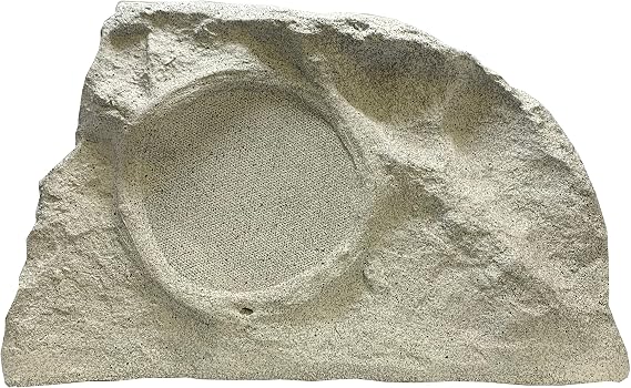 TIC TFS10-WG 8" Professional Outdoor Weather-Resistant Coaxial Rock Speaker (White Granite)