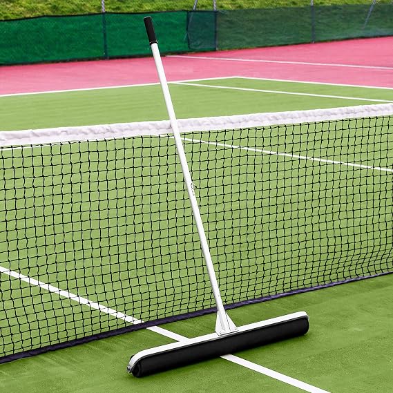 Vermont Rol-Dri Tennis Court Roller Squeegee - Blue PVA & PU Foam Tennis Squeegee | Lightweight with Exceptional Court Coverage | 36in Sweep Tennis Brush | Quick Clearing