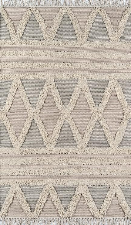 Momeni Harper Collection Area Rug, 8'10" x 11'10", Beige